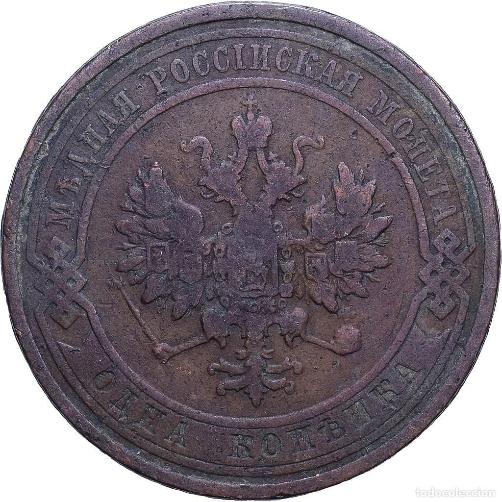 Monedas antiguas de Europa: [#1530705] Rusia, Nicholas II, Kopek, 1911, Saint Petersburg, Cobre, BC+, KM:9.2