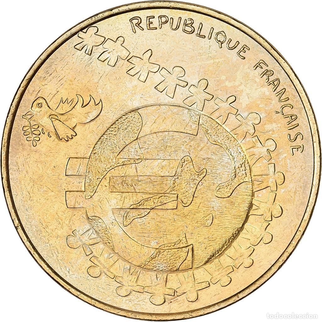 Monedas antiguas de Europa: [#1525640] Francia, 1/4 Euro, Children's Euro Design, 2002, Paris, Aluminio y cupron&iacute;quel