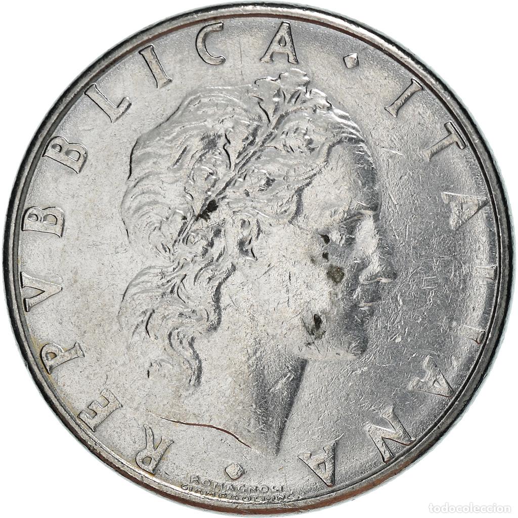 Monedas antiguas de Europa: [#839824] Moneda, Italia, 50 Lire, 1989, Rome, MBC, Acero inoxidable, KM:95.1