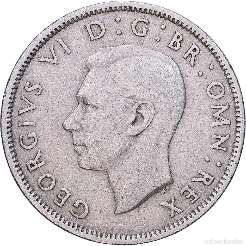 Monedas antiguas de Europa: [#1530559] Gran Breta&ntilde;a, George VI, Florin, Two Shillings, 1951, Cobre - n&iacute;quel, MBC