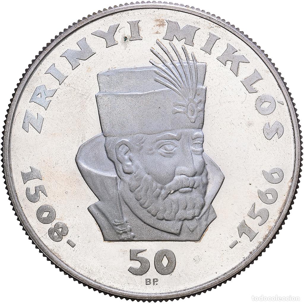 Monedas antiguas de Europa: [#1531210] Hungr&iacute;a, 50 Forint, Otven, 1966, Budapest, Plata, SC, KM:568