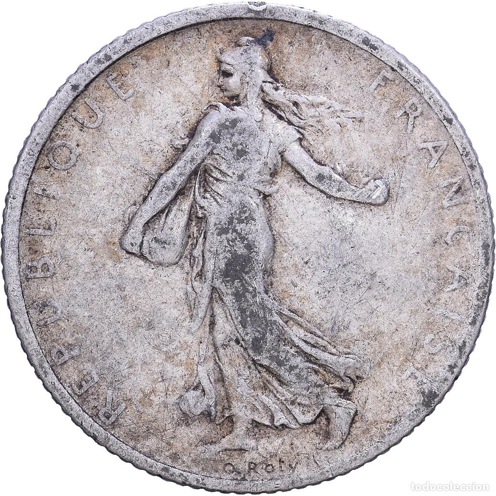 Monedas antiguas de Europa: [#1531217] Francia, 1 Franc, Semeuse, 1903, Paris, Plata, BC, Gadoury:467, KM:844.1