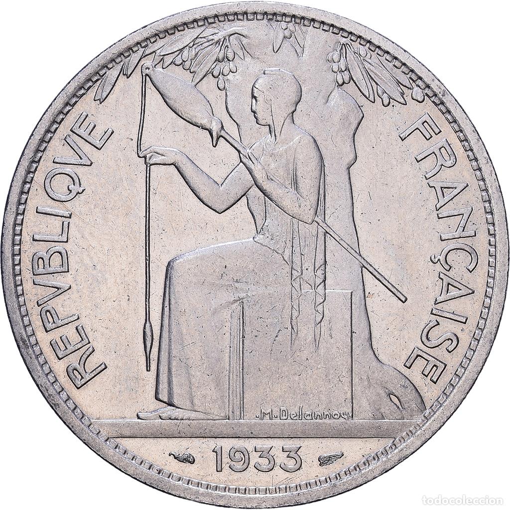 Monedas antiguas de Europa: [#1548133] Francia, 5 Francs, Concours de Delannoy, 1933, MDP, ESSAI, N&iacute;quel, EBC+