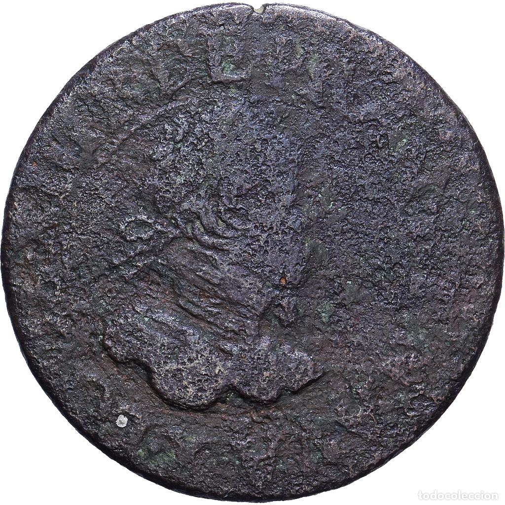 Monedas antiguas de Europa: [#1530723] Francia, Louis XIII, Double Tournois, 1616, Poitiers, Cobre, BC, CGKL:388