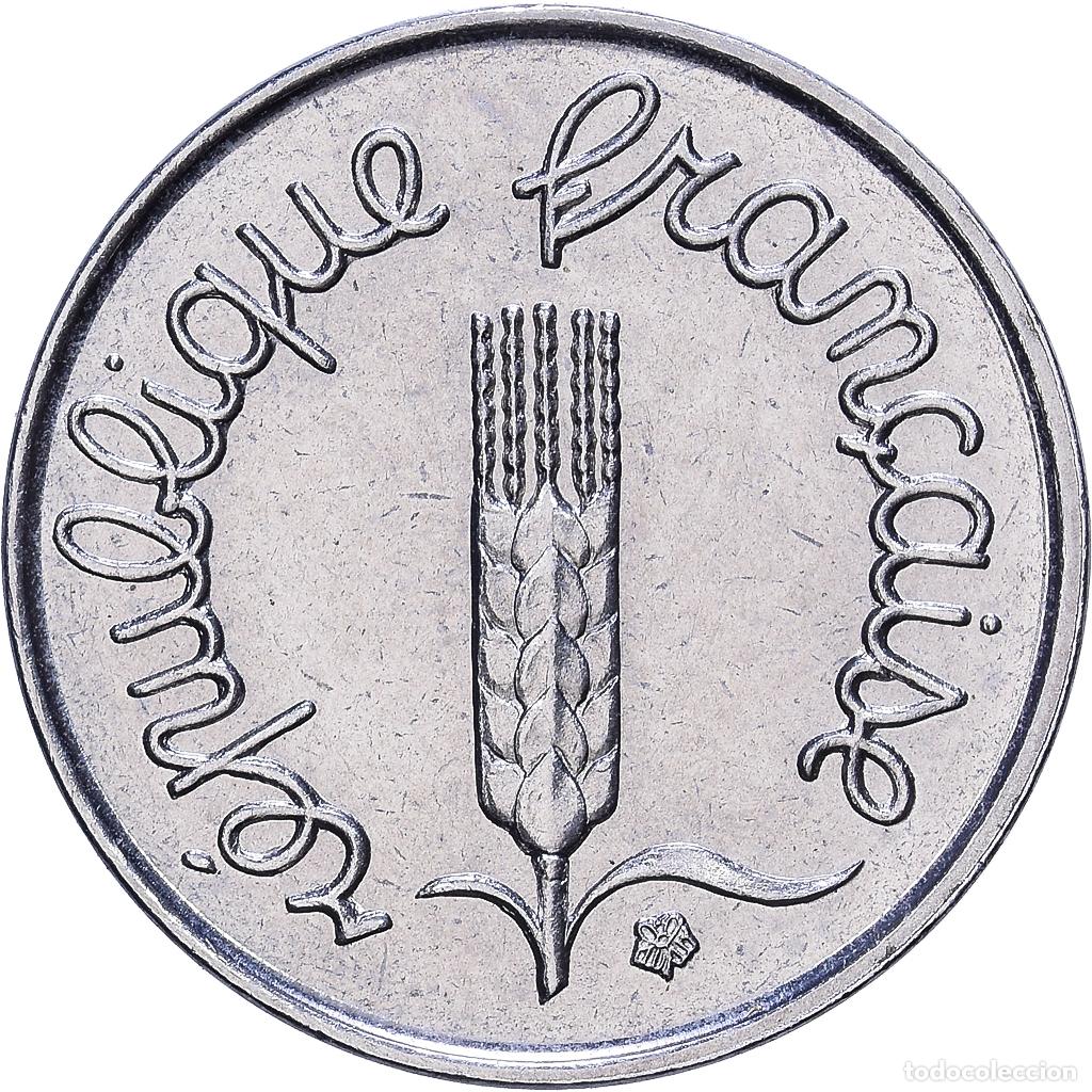 Moedas antigas da Europa: [#1530602] Francia, Centime, &Eacute;pi, 1970, Monnaie de Paris, Acero inoxidable, SC
