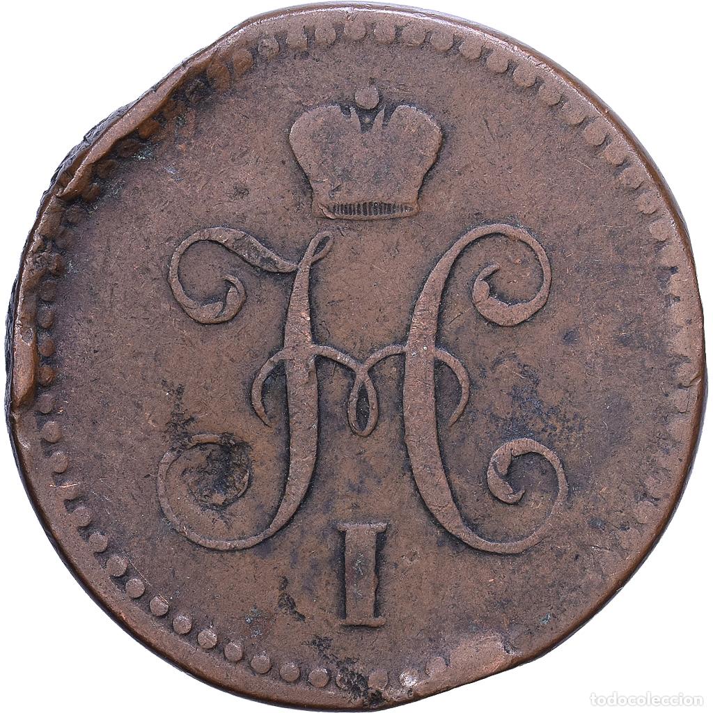 Monnaies anciennes de Europe: [#1530879] Rusia, Nicholas I, Kopek, 1842, Ekaterinbourg, Cobre, BC+, KM:144.1