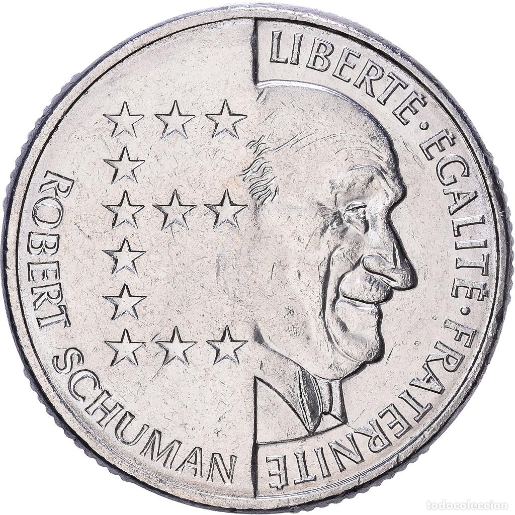 Moedas antigas da Europa: [#1530606] Francia, 10 Francs, Schumann, 1986, Paris, N&iacute;quel, SC, Gadoury:825, KM:958