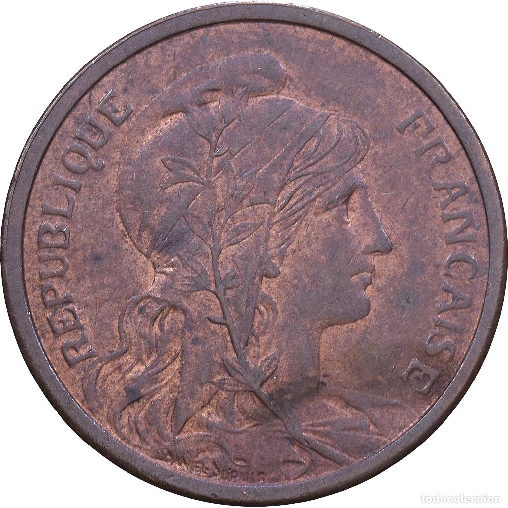 Monedas antiguas de Europa: [#1530781] Francia, 2 Centimes, Dupuis, 1913, Paris, Bronce, BC+, Gadoury:107, KM:841