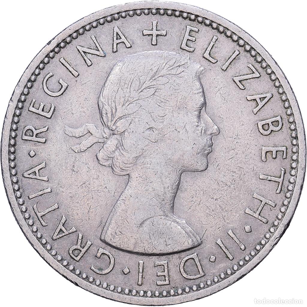 Monedas antiguas de Europa: [#1530562] Gran Breta&ntilde;a, Elizabeth II, Florin, Two Shillings, 1962, Cobre - n&iacute;quel, MBC