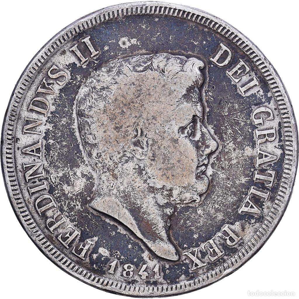 Monedas antiguas de Europa: [#1531316] Moneda, Estados italianos, NAPLES, Ferdinando II, 120 Grana, 1841, BC+, Plata