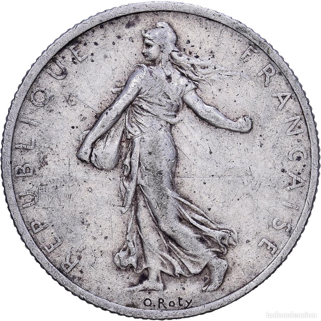 Monedas antiguas de Europa: [#1531325] Francia, 2 Francs, Semeuse, 1900, Paris, Plata, BC+, Gadoury:532
