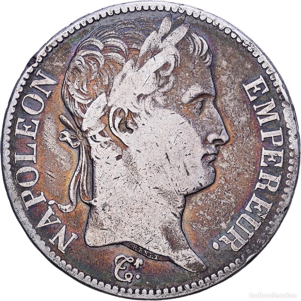 Monedas antiguas de Europa: [#1531290] Francia, 5 Francs, Napol&eacute;on I, 1810, Paris, Plata, BC+, Gadoury:584, KM:694.1
