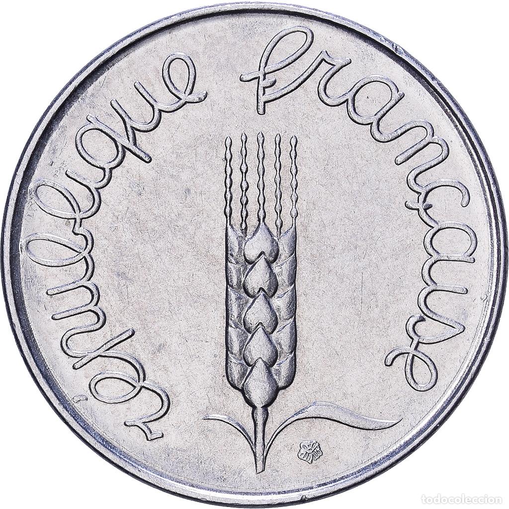 Monedas antiguas de Europa: [#1530604] Francia, 5 Centimes, &Eacute;pi, 1964, Paris, Acero inoxidable, MBC, Gadoury:174