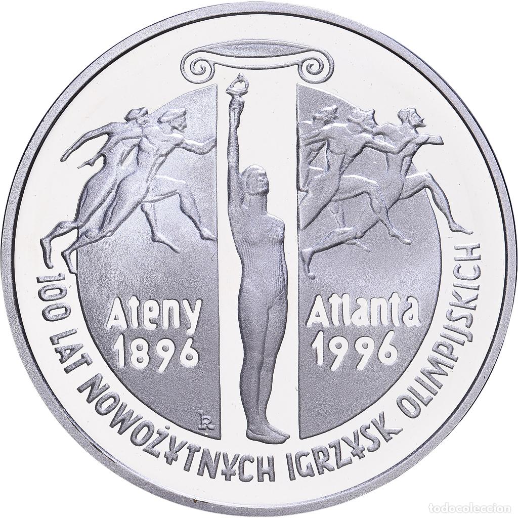 Monedas antiguas de Europa: [#1531201] Polonia, 10 Zlotych, 100 ans de Jeux Olympiques, 1995, Varsovie, Plata, FDC