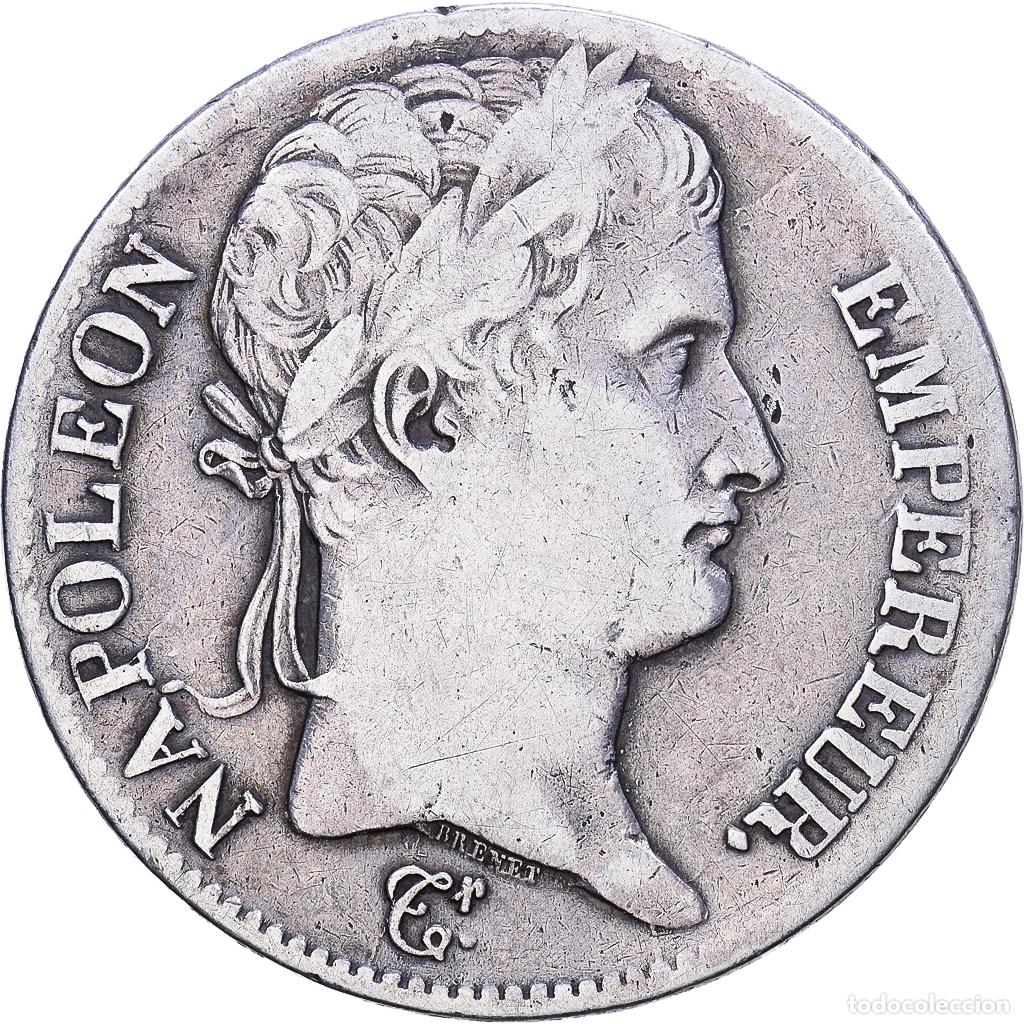 Monedas antiguas de Europa: [#1531289] Francia, 5 Francs, Napol&eacute;on I, 1812, Lille, Plata, BC+, Gadoury:584, KM:694.16