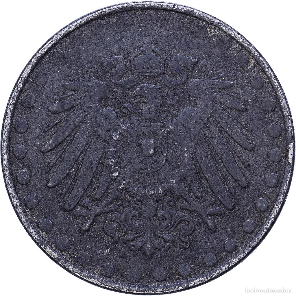 Monnaies anciennes de Europe: [#1530576] Alemania, Wilhelm II, 10 Pfennig, 1917, Berlin, Cinc, MBC, KM:20