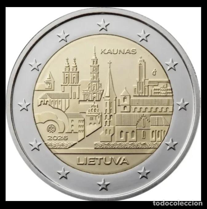 Monedas antiguas de Europa: LITUANIA 2 euro 2026 S/C Ciudad de KAUNAS