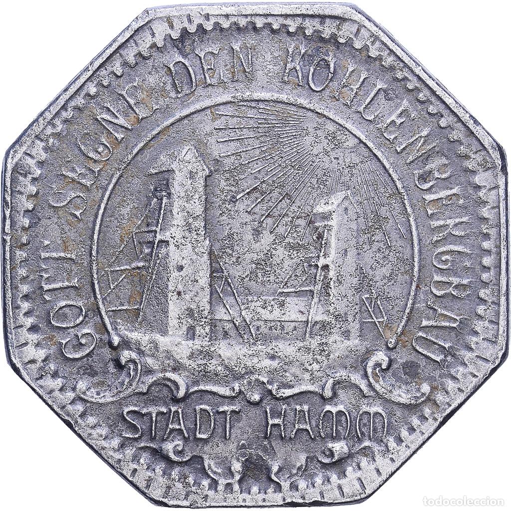 Monedas antiguas de Europa: [#1530709] Alemania, Stadt Hammelburg, 10 Pfennig, 1919, MBC, Hierro