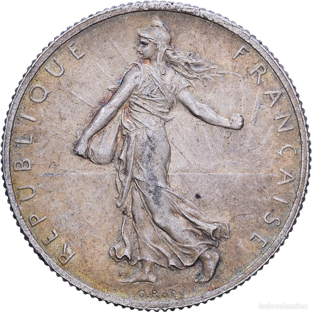 Monedas antiguas de Europa: [#1531332] Francia, 2 Francs, Semeuse, 1914, Castelsarrasin, Plata, MBC+, Gadoury:532