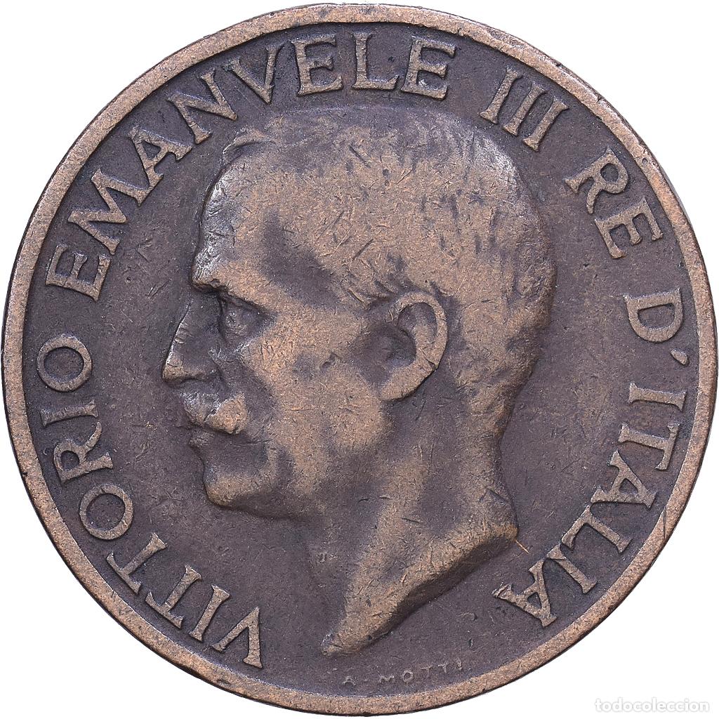 Monedas antiguas de Europa: [#1530869] Italia, 10 Centesimi, 1928, Rome, Bronce, MBC, KM:60