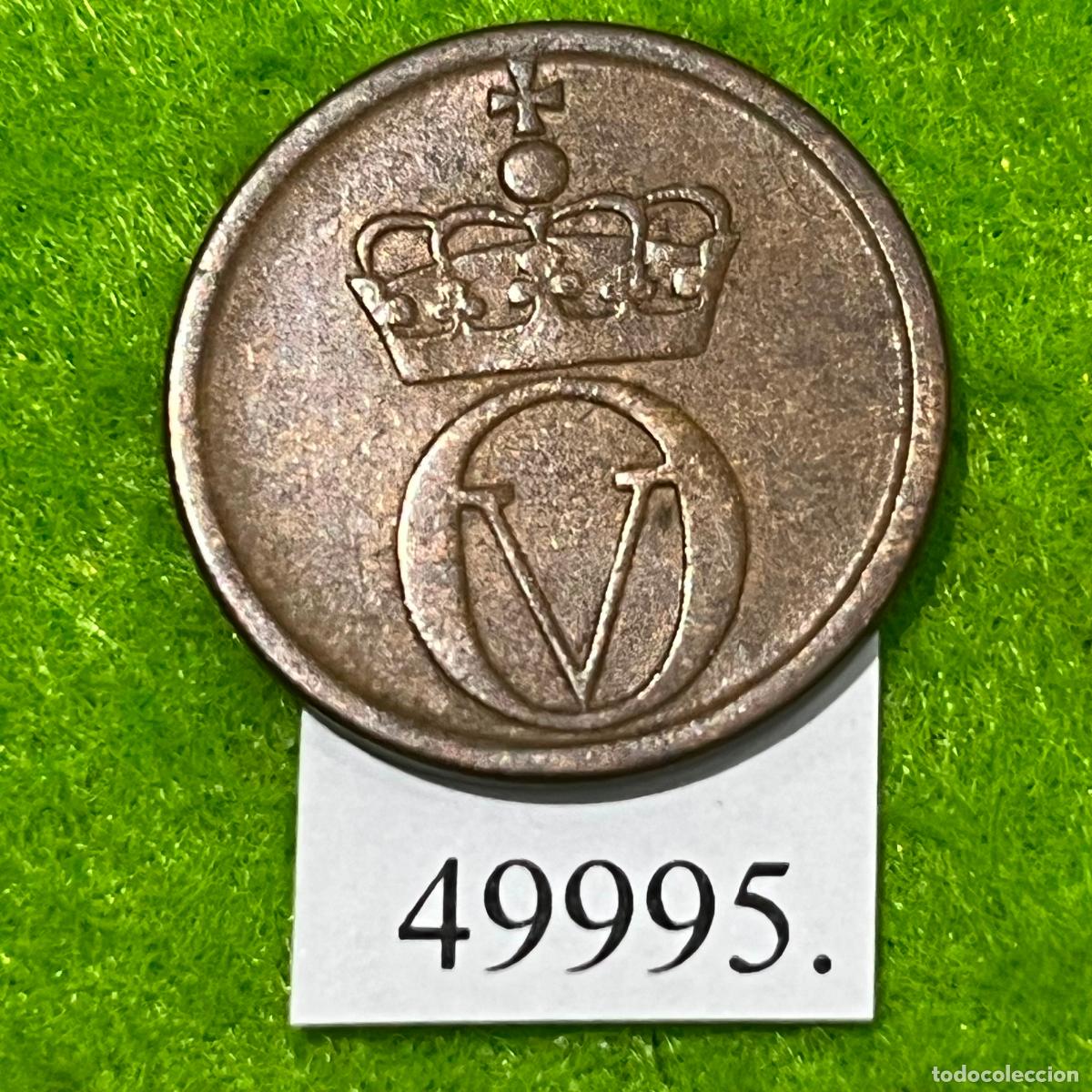 Monedas antiguas de Europa: Noruega 2 ore 1962 ..