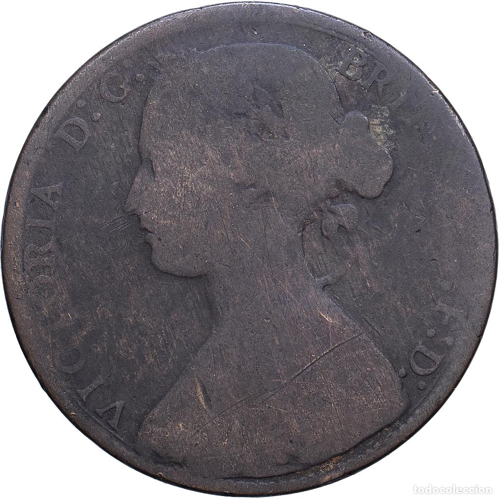 Monedas antiguas de Europa: [#1530733] Gran Breta&ntilde;a, Victoria, Penny, 1861, London, Cobre, BC