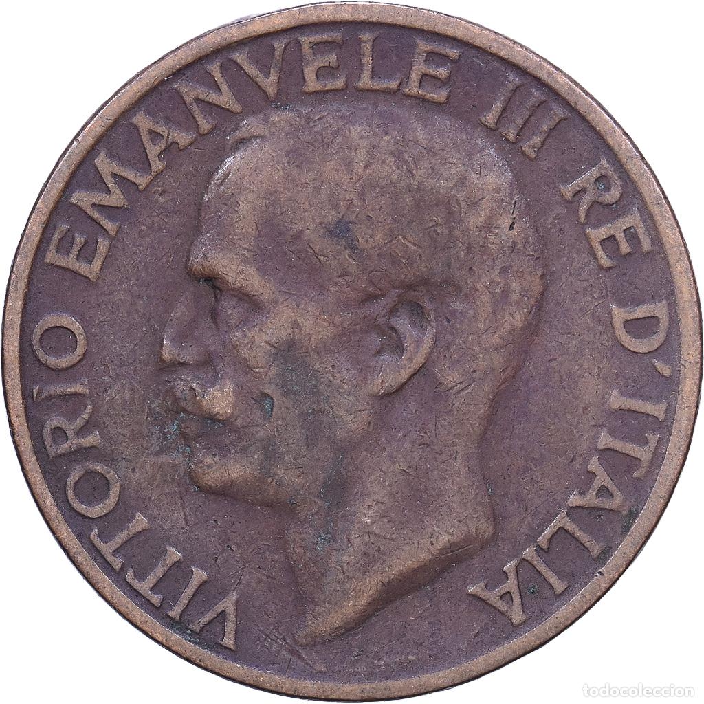Monedas antiguas de Europa: [#1530788] Italia, Vittorio Emanuele III, 10 Centesimi, 1927, Rome, Bronce, BC+, KM:60