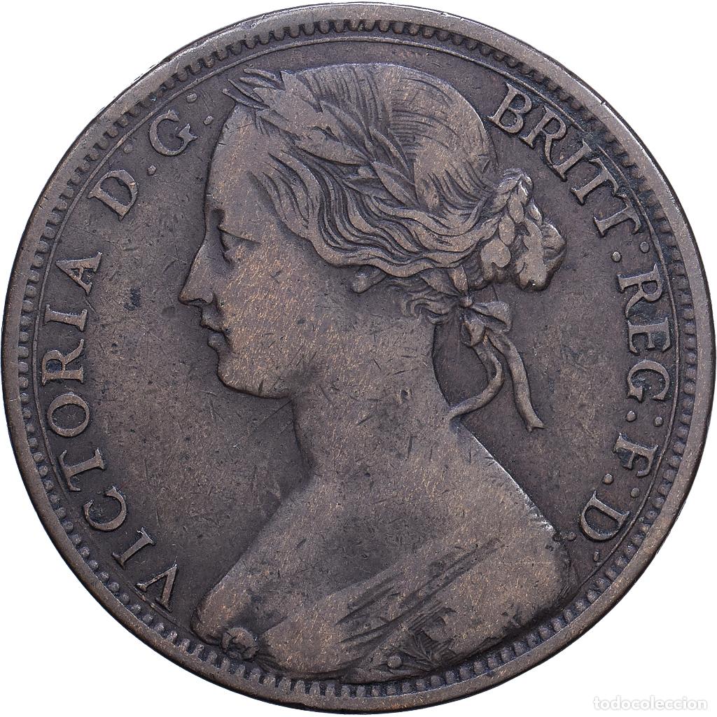 Monedas antiguas de Europa: [#1530735] Gran Breta&ntilde;a, Victoria, Penny, 1865, Bronce, MBC, Spink:3954, KM:749.2