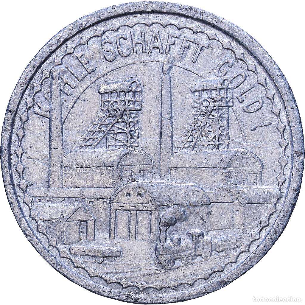 Monedas antiguas de Europa: [#1530620] Alemania, Stadt Wattenscheid, 10 Pfennig, 1920, EBC, Aluminio