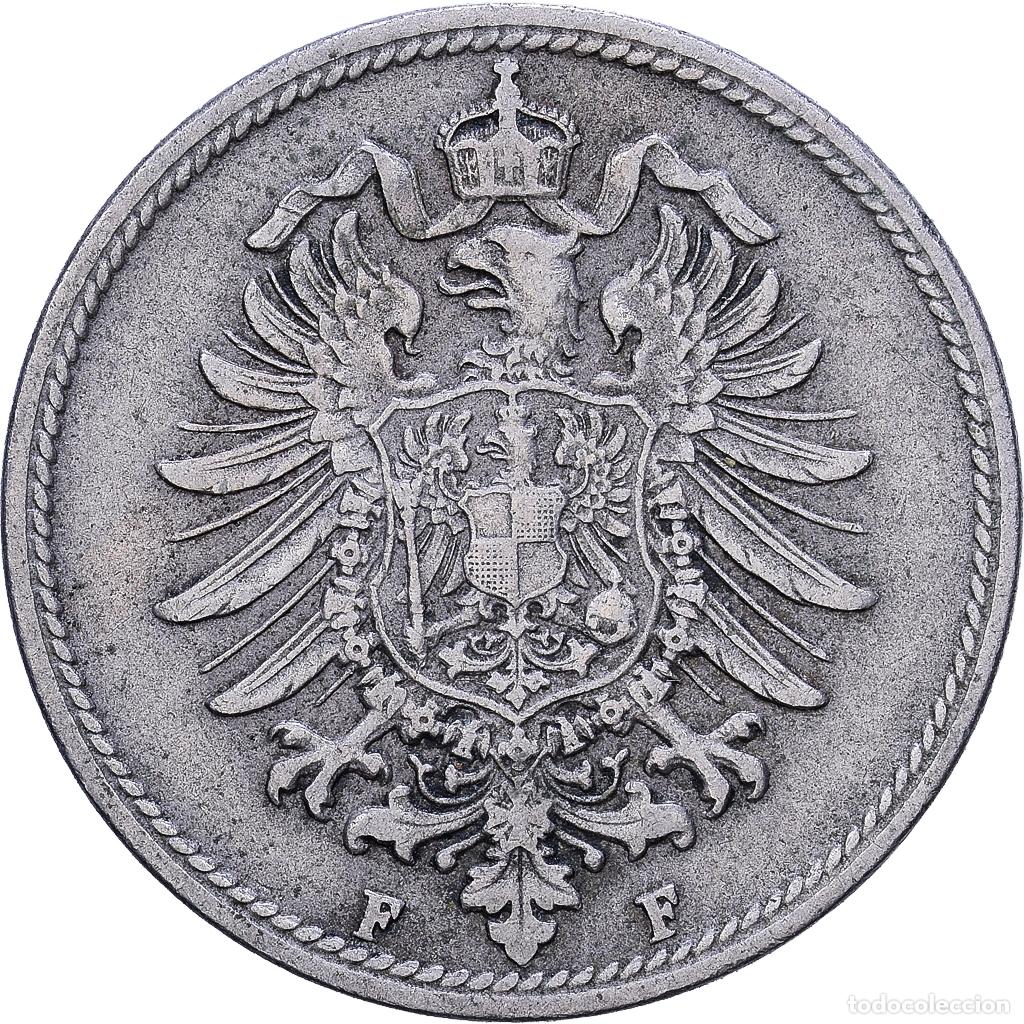 Monedas antiguas de Europa: [#1530623] ALEMANIA - IMPERIO, Wilhelm I, 10 Pfennig, 1875, Stuttgart, Cobre - n&iacute;quel