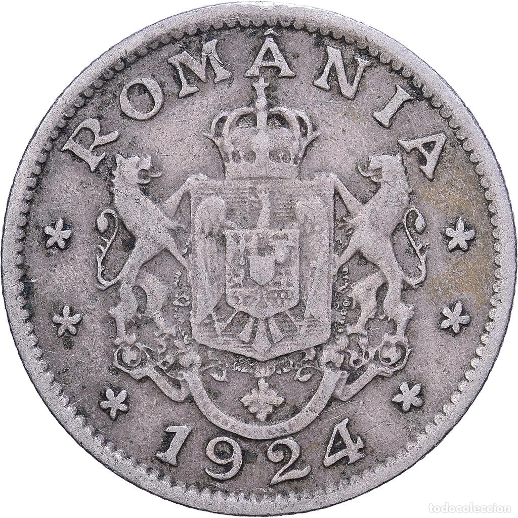 Monedas antiguas de Europa: [#1530895] Moneda, Ruman&iacute;a, Ferdinand I, Leu, 1924, MBC, Cobre - n&iacute;quel, KM:46