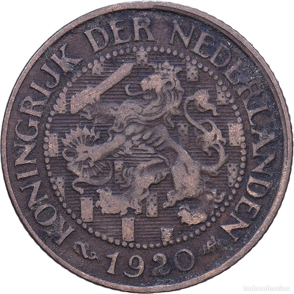 Monedas antiguas de Europa: [#1530799] Pa&iacute;ses Bajos, Wilhelmina I, Cent, 1920, Bronce, BC+, KM:152