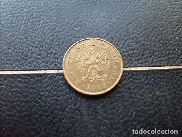 Monedas antiguas de Europa: POLONIA 1 GROSZ 2008