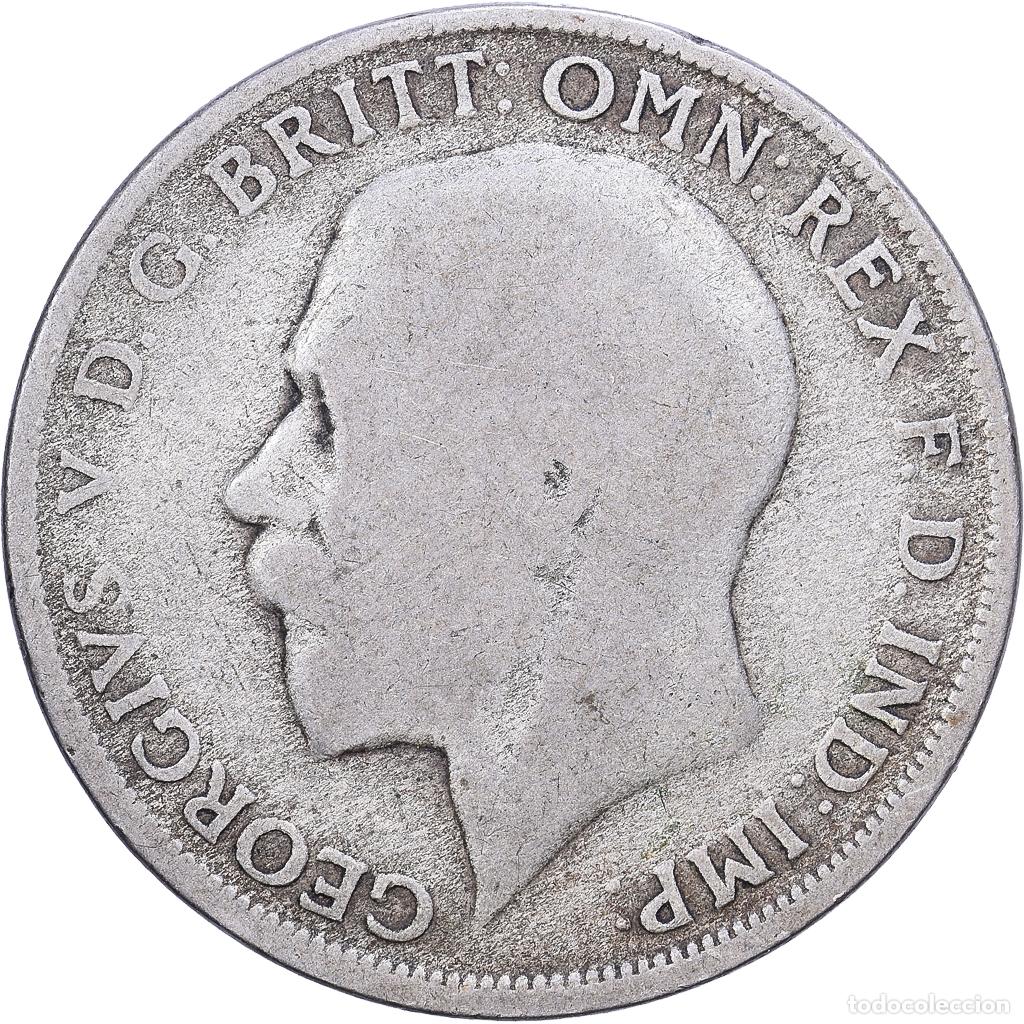 Monedas antiguas de Europa: [#1530899] Gran Breta&ntilde;a, George V, Florin, Two Shillings, 1920, Plata, BC+, KM:817a