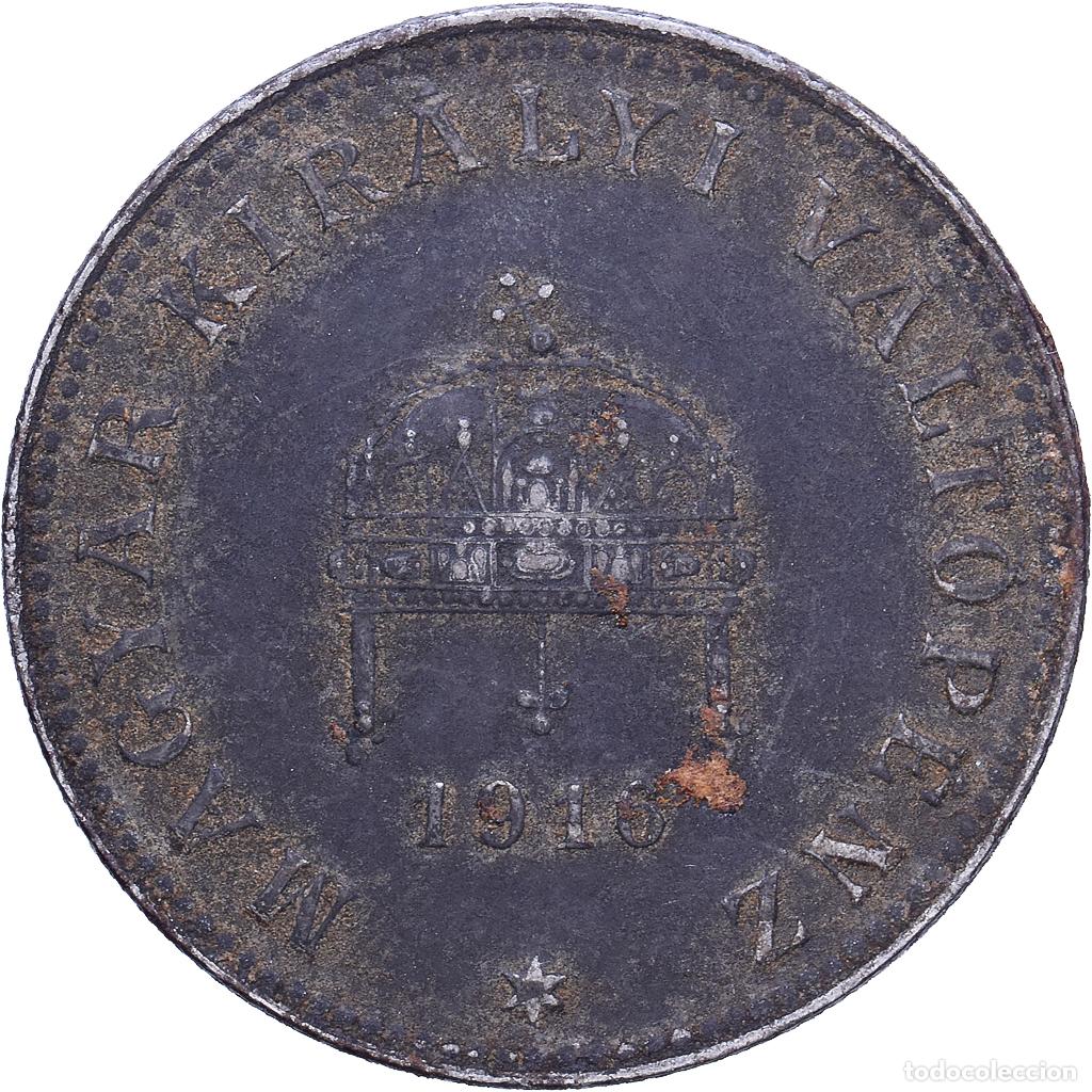 Monedas antiguas de Europa: [#1530785] Hungr&iacute;a, Franz Joseph I, 20 Fill&eacute;r, 1910, Kormoczbanya, N&iacute;quel, BC+, KM:483