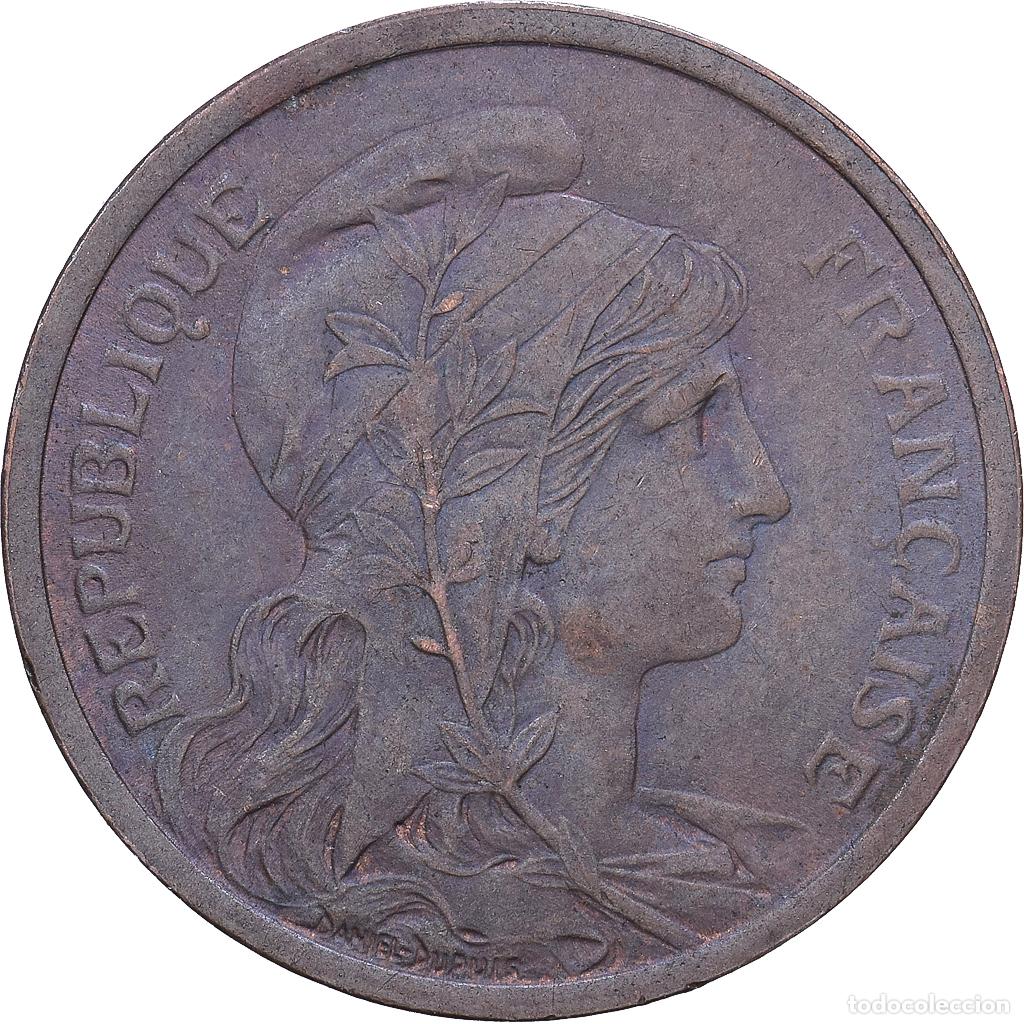 Monedas antiguas de Europa: [#1531008] Francia, 2 Centimes, Dupuis, 1913, Paris, Bronce, BC+, Gadoury:107, KM:841