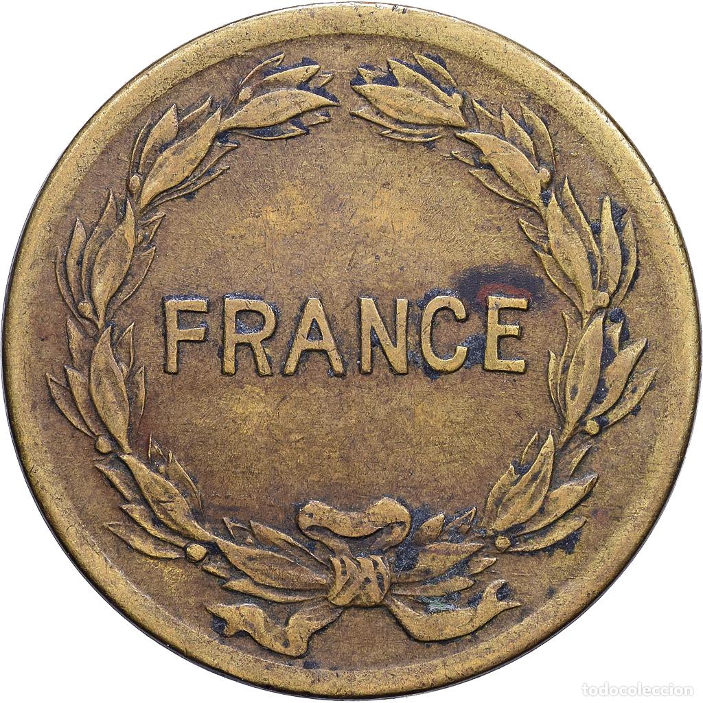 Monedas antiguas de Europa: [#1530693] Francia, 2 Francs, 1944, Philadelphia, Cuproaluminio, MBC, Gadoury:537