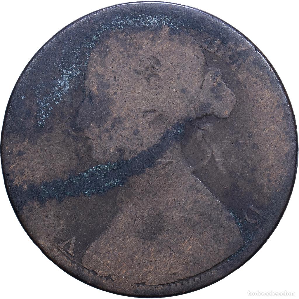 Monedas antiguas de Europa: [#1530736] Gran Breta&ntilde;a, Victoria, Penny, 1861, London, Cobre, BC