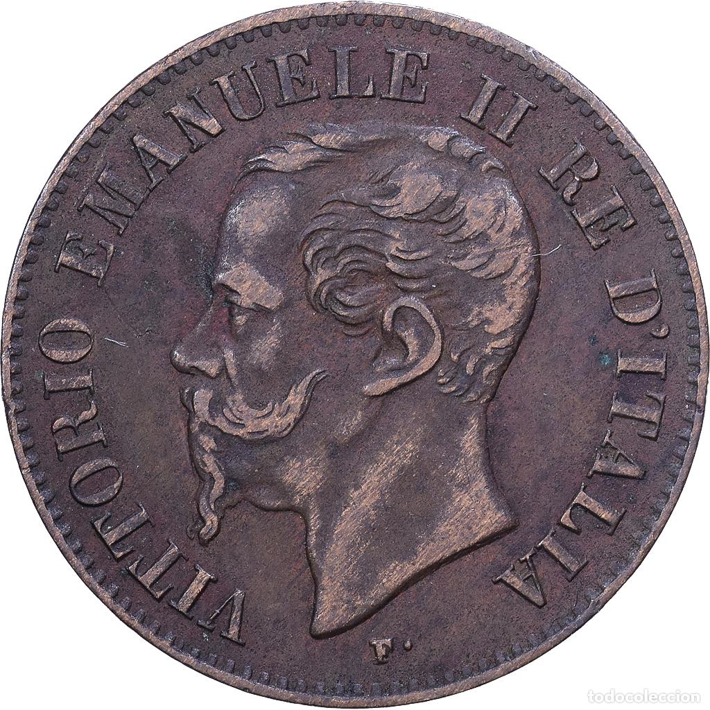 Monedas antiguas de Europa: [#1530928] Italia, Vittorio Emanuele II, 2 Centesimi, 1867, Milan, Bronce, BC+, KM:1.1