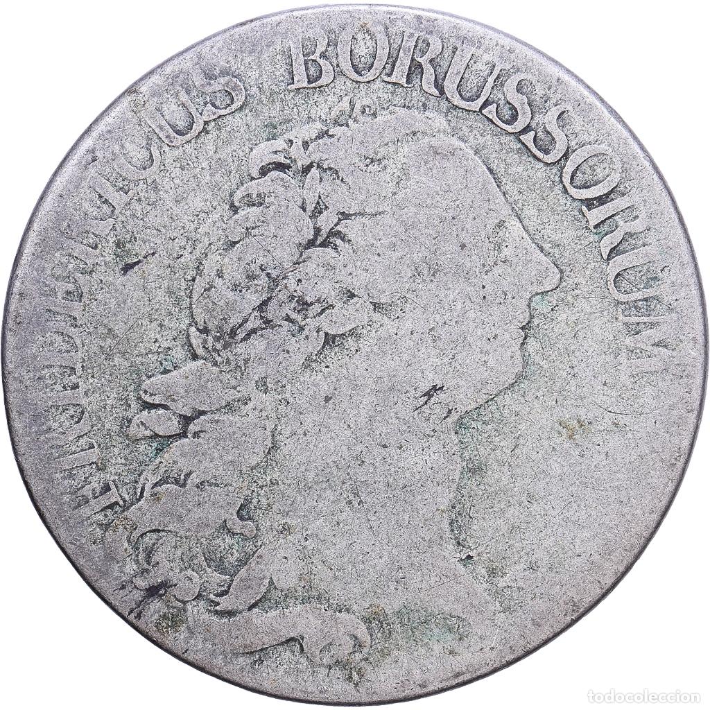 Monedas antiguas de Europa: [#1530818] Estados alemanes, PRUSSIA, Friedrich II, 1/3 Thaler, 1/2 Gulden, 1774, Berlin