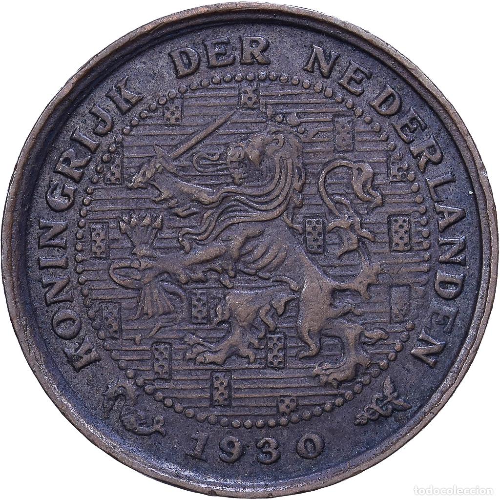 Monedas antiguas de Europa: [#1530862] Pa&iacute;ses Bajos, Wilhelmina I, 1/2 Cent, 1930, Bronce, BC+, KM:138