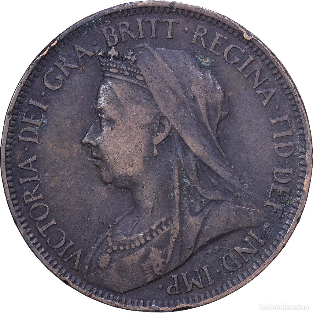 Monedas antiguas de Europa: [#1530836] Gran Breta&ntilde;a, Victoria, 1/2 Penny, 1899, Bronce, BC+, KM:789
