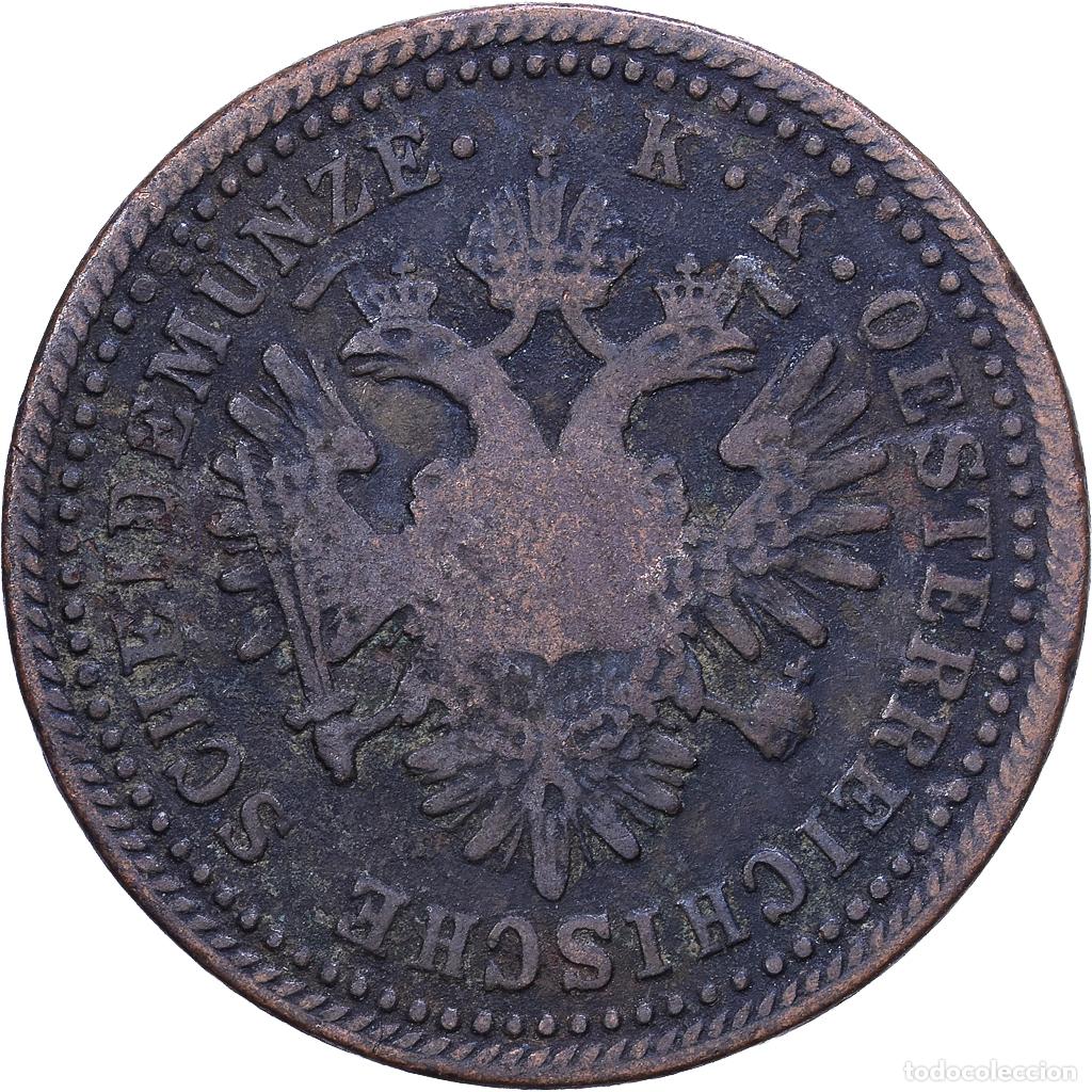 Monedas antiguas de Europa: [#1530867] Austria, Franz Joseph I, Kreuzer, 1851, Vienna, Cobre, BC+, KM:2185