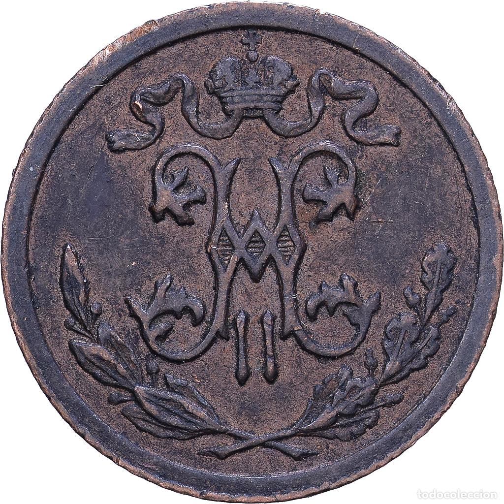 Monedas antiguas de Europa: [#1531023] Rusia, Nicholas II, 1/2 Kopek, 1912, Saint Petersburg, Cobre, MBC, KM:48.1