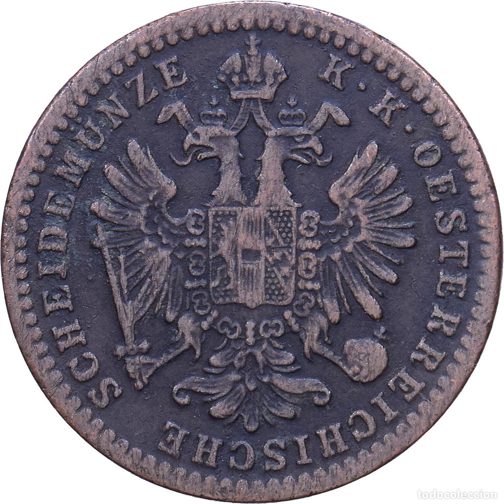 Monedas antiguas de Europa: [#1530812] Austria, Franz Joseph I, Kreuzer, 1860, Cobre, BC+, KM:2186