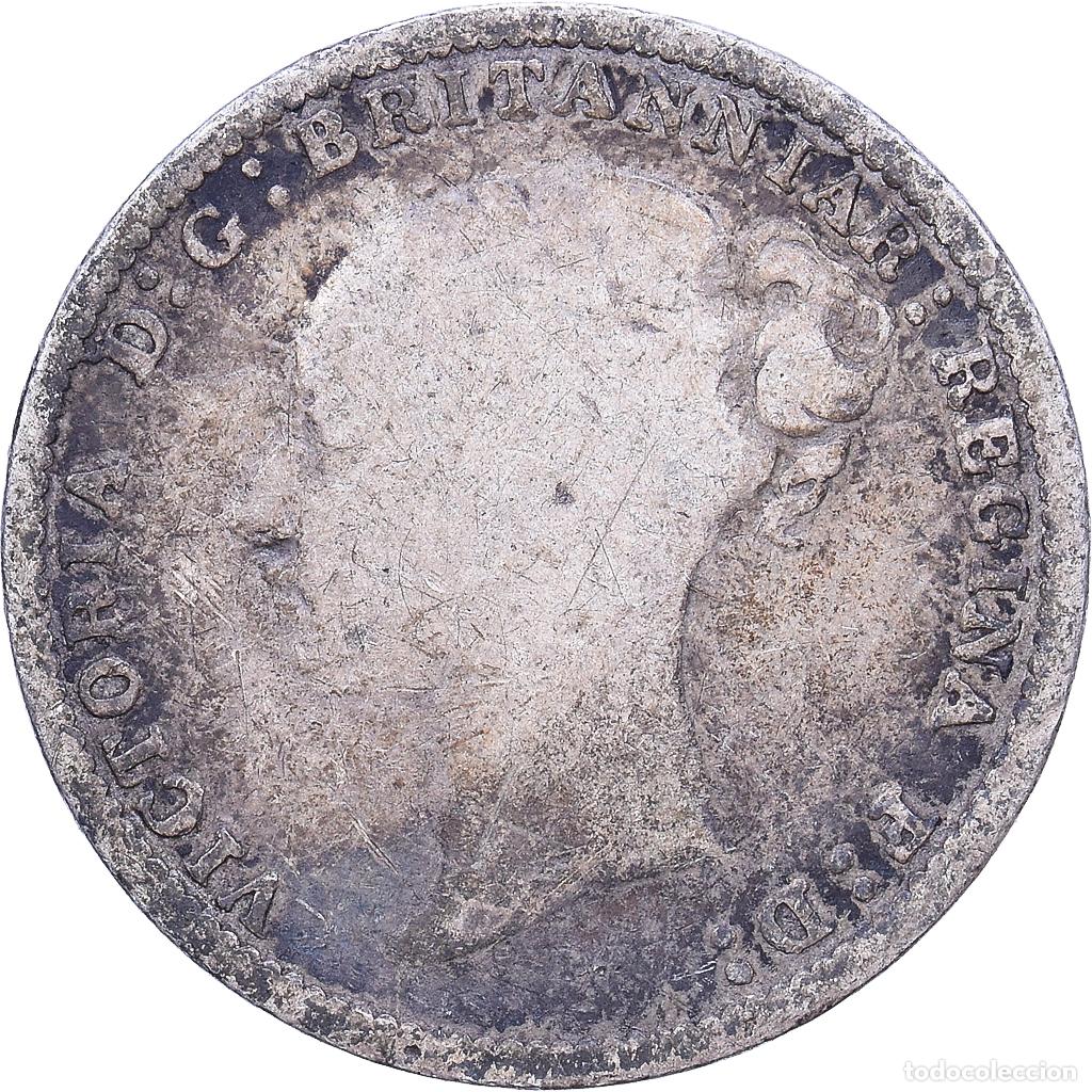 Monedas antiguas de Europa: [#1530791] Gran Breta&ntilde;a, Victoria, 3 Pence, 1881, Plata, BC+, KM:730