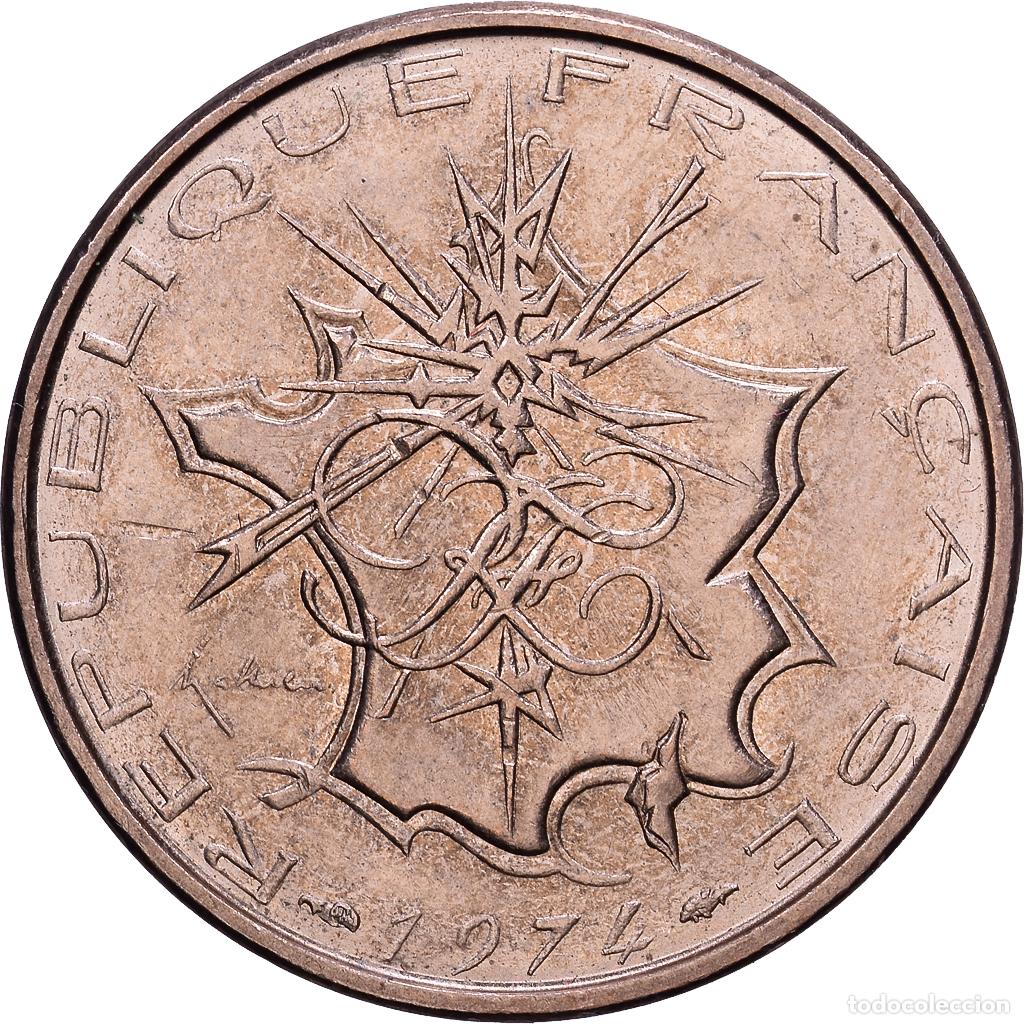 Monedas antiguas de Europa: [#1531125] Francia, 10 Francs, Mathieu, 1974, Paris, N&iacute;quel - lat&oacute;n, MBC+, KM:940