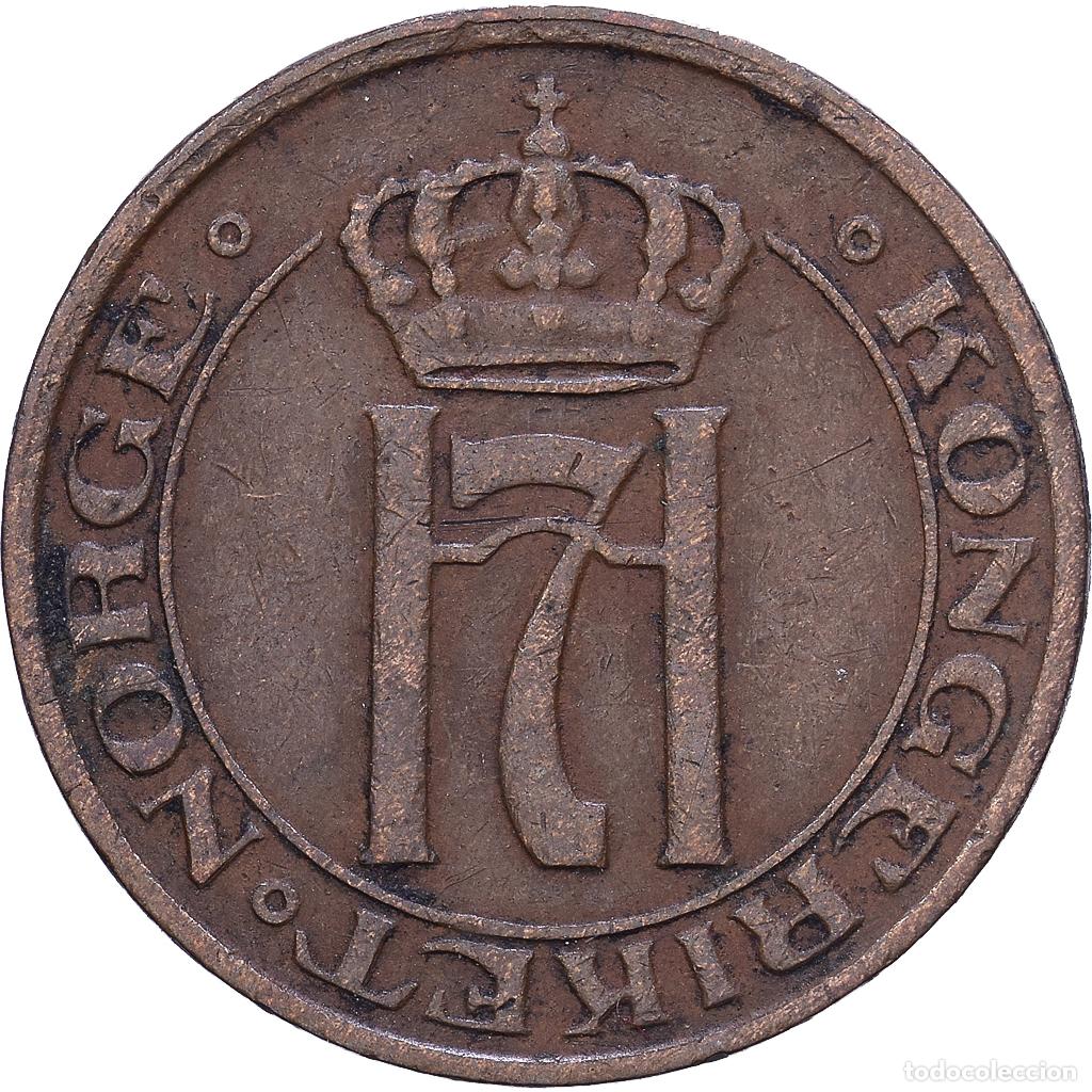 Monedas antiguas de Europa: [#1530981] Noruega, Haakon VII, Ore, 1928, Kongsberg, Bronce, BC+, KM:367