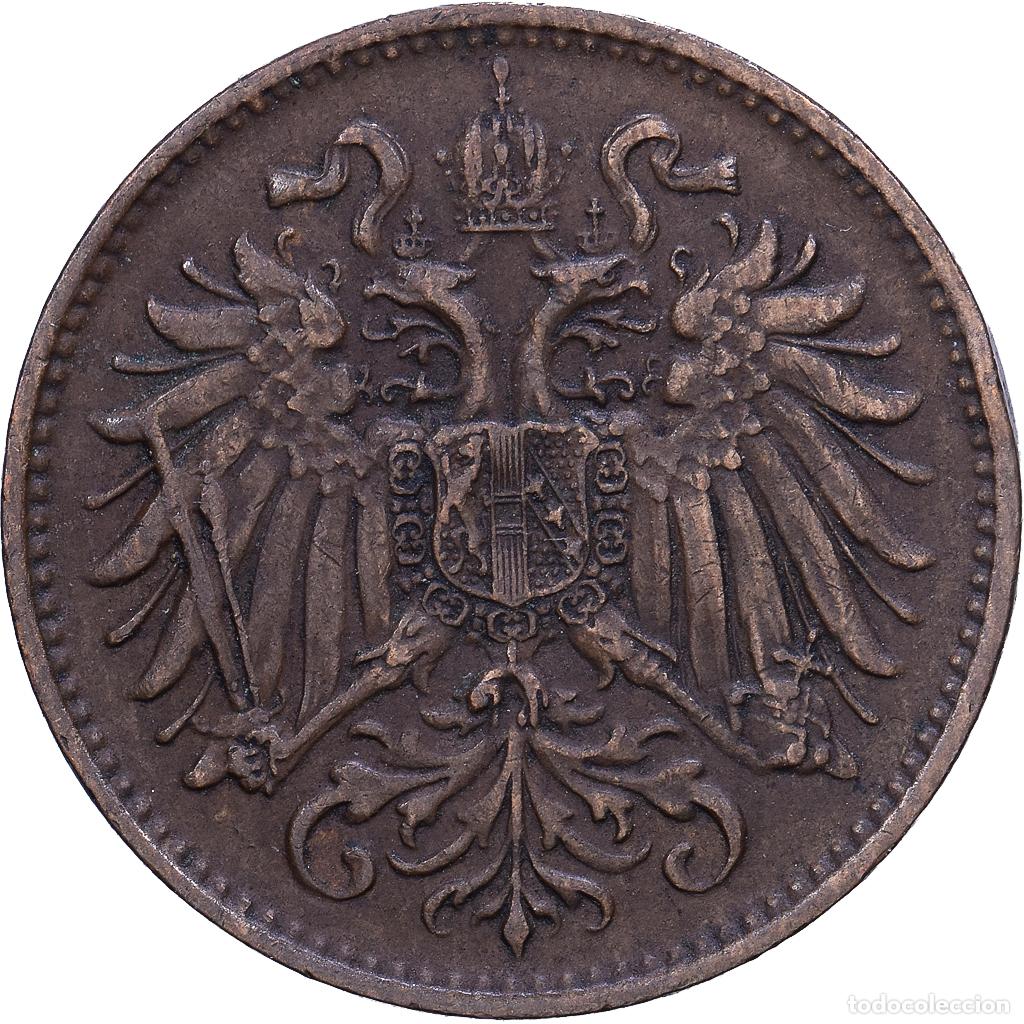 Monedas antiguas de Europa: [#1530992] Austria, Franz Joseph I, 2 Heller, 1893, Bronce, MBC, KM:2801
