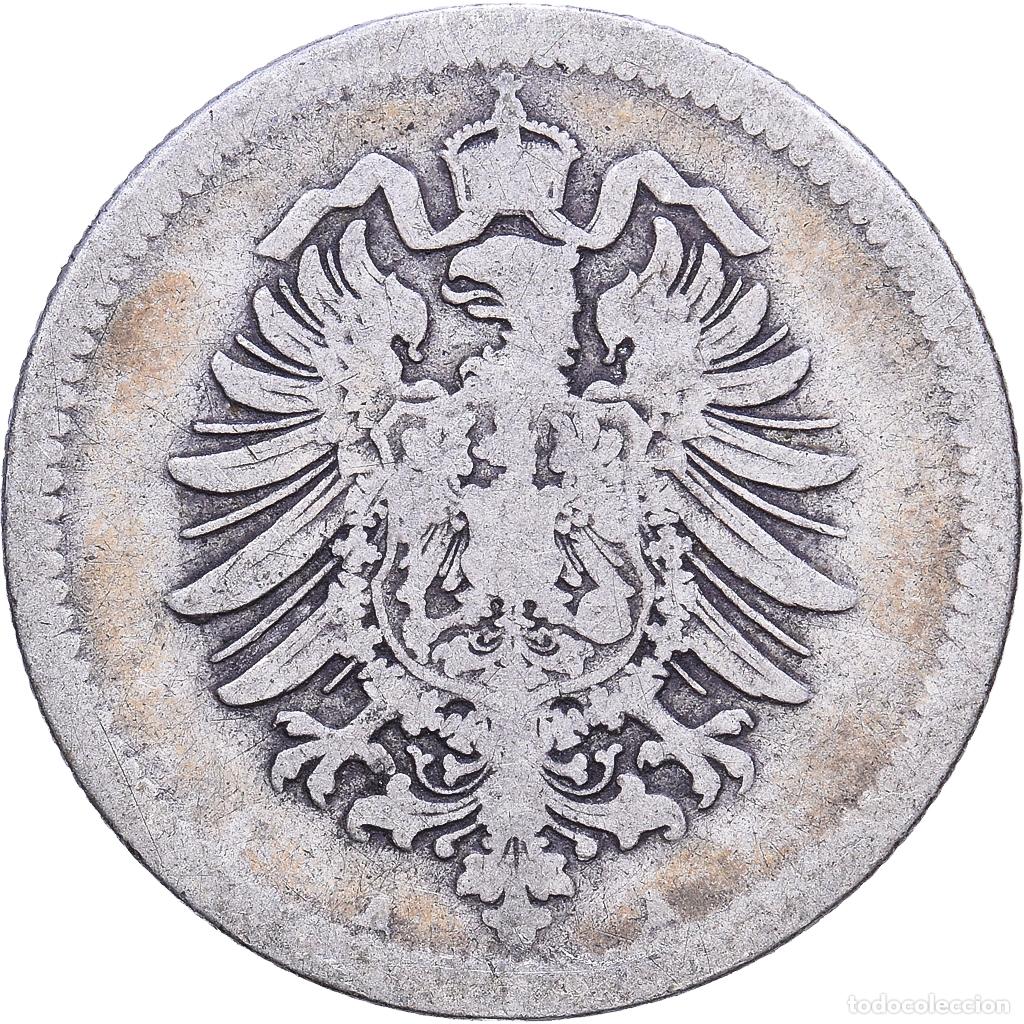 Monedas antiguas de Europa: [#1530811] ALEMANIA - IMPERIO, Wilhelm I, 50 Pfennig, 1876, Berlin, Plata, BC+, KM:6